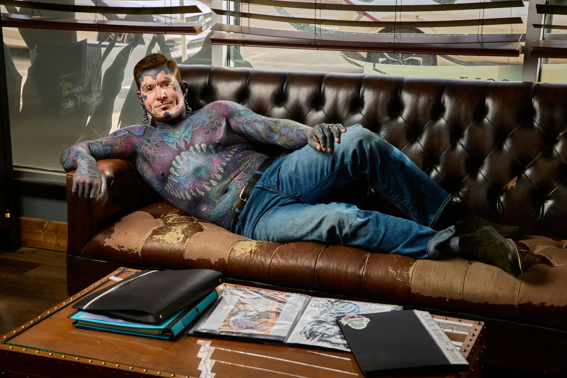 World's Most Tattooed Living Person Has 40 Layers of Ink Across 90% of His Body
